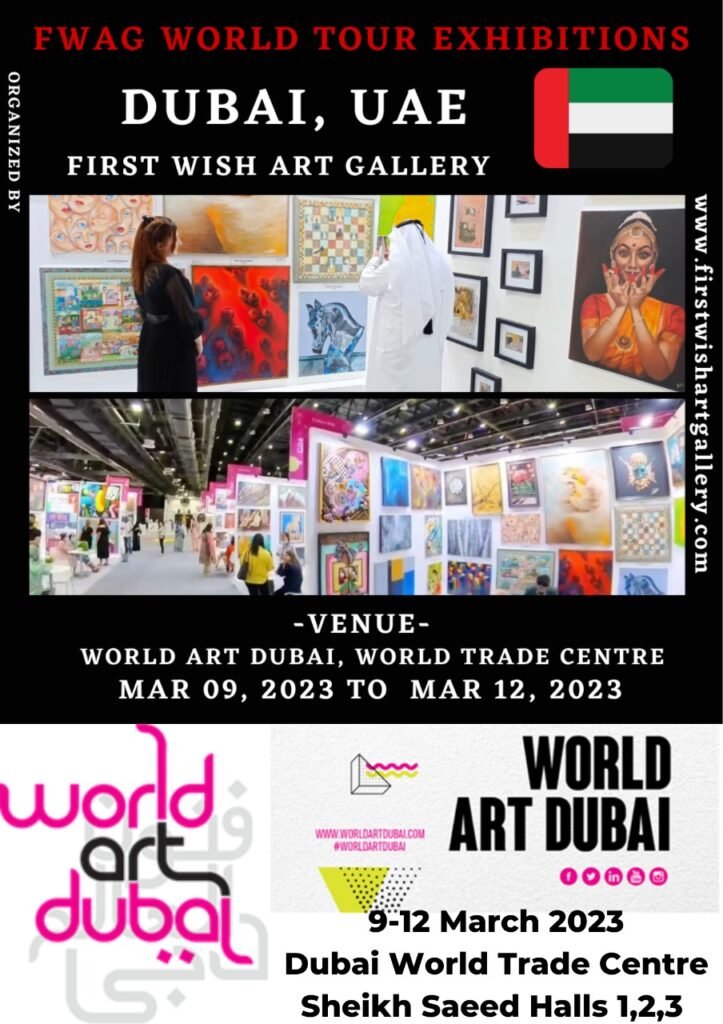 World Art DubaiMarch 09 to 12,2023 First Wish Art Gallery